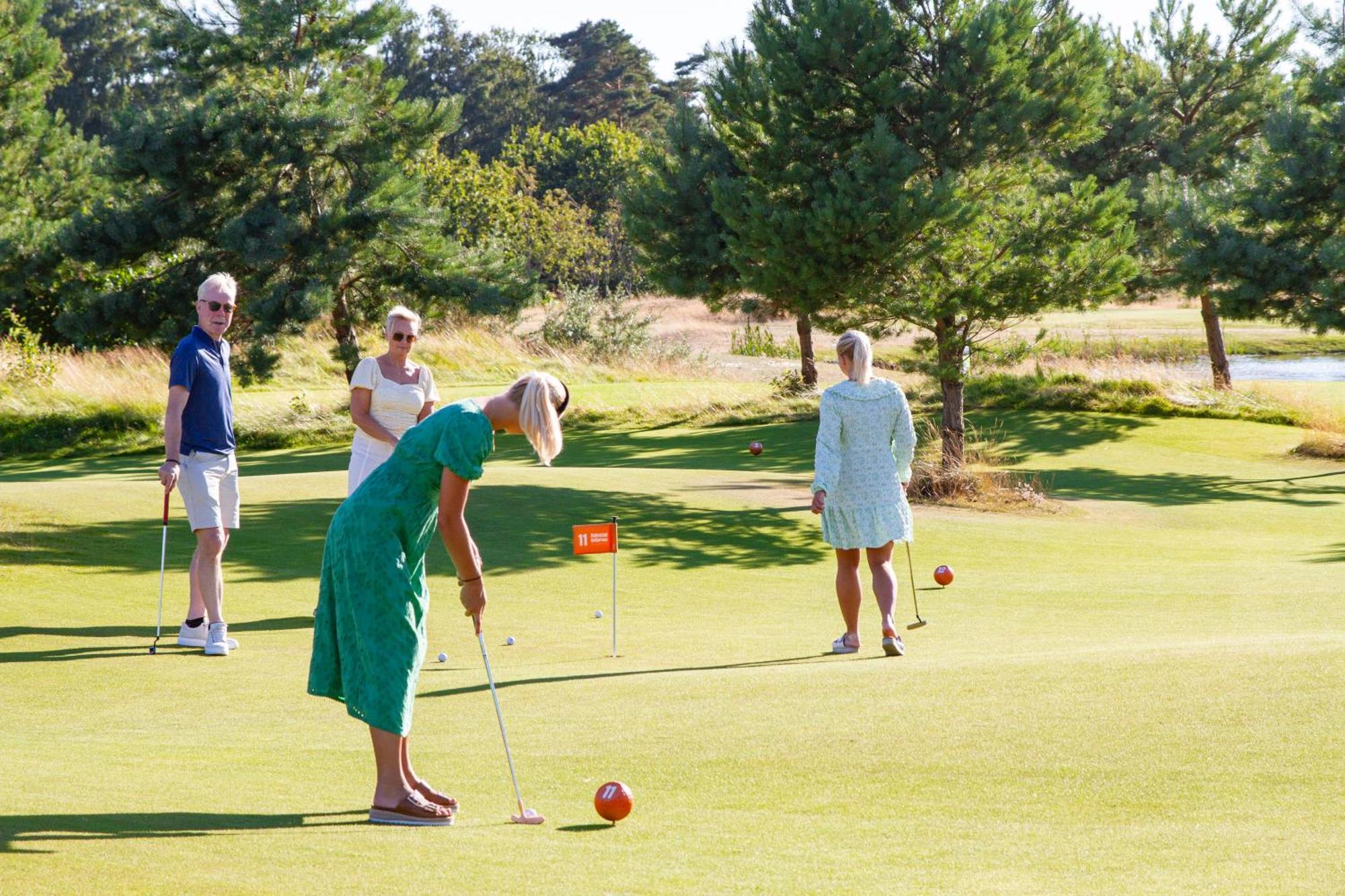 Halmstad Golfarena Stugor Exterior foto