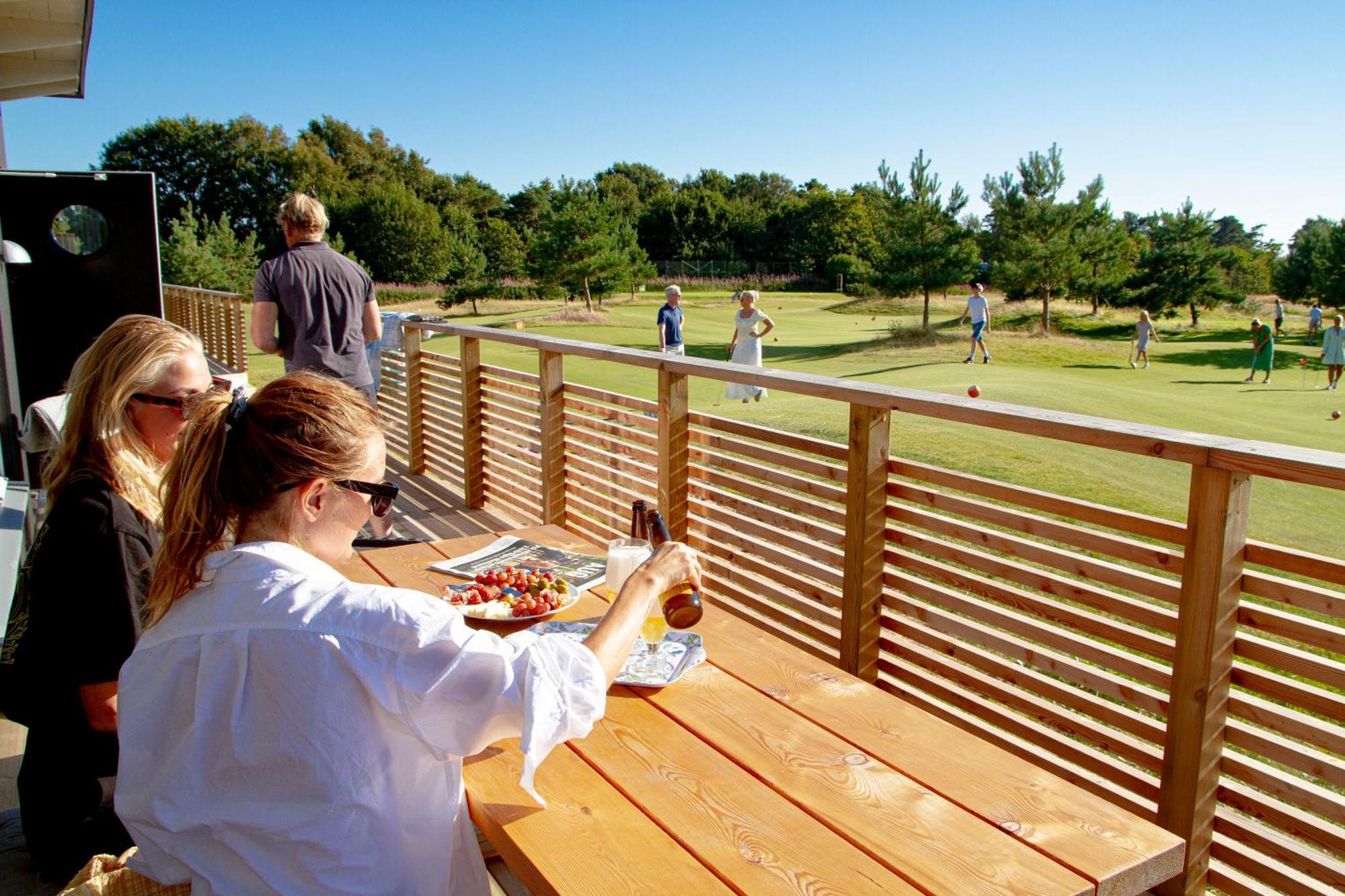 Halmstad Golfarena Stugor Exterior foto